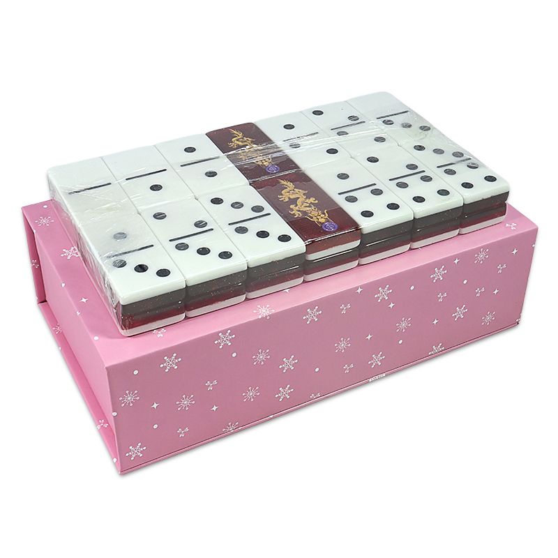 China Factory High Quality Domino Sets Custom Color Logo
